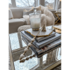 Inspire Me! Home Decor White and Gold Candle Snuffer