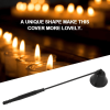 LYUMO 1Pcs Fashion Stainless Steel Bell Shaped Candle Snuffer Wick Trimmer Cover Hand Tool, Bell Shaped Candle Snuffer,Candle Cover